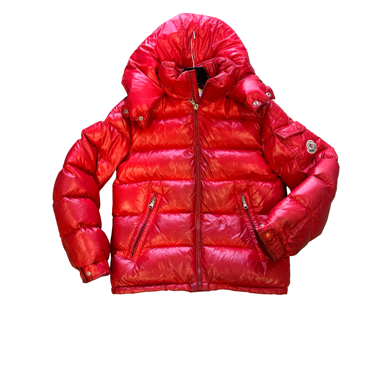 Moncler red puffer jacket , 10 years