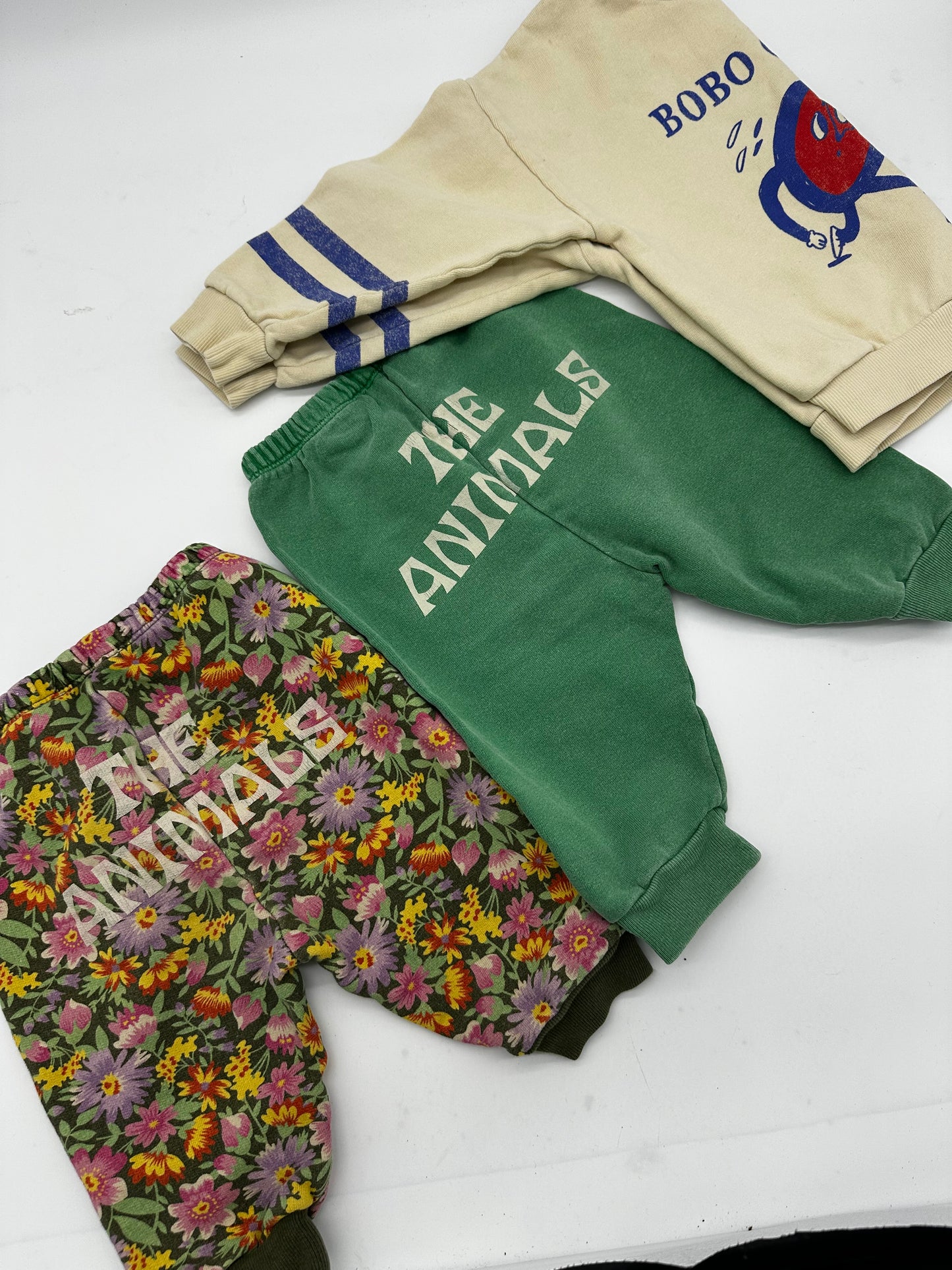 The animals observatory Floral sweatpants, 12 months