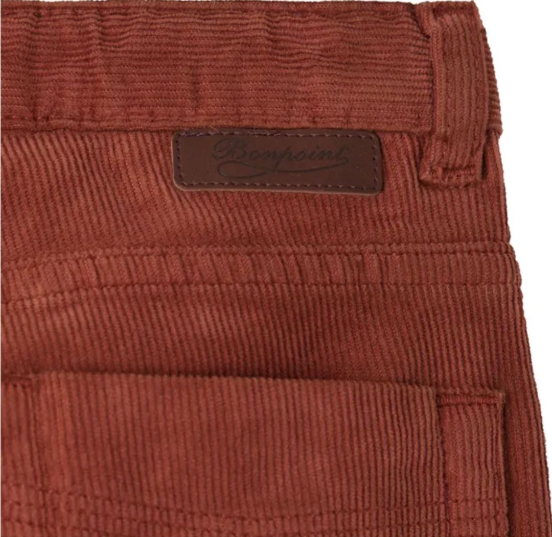 Bonpoint Dewey dark brown corduroy pants | Caramel brand new, 8 years