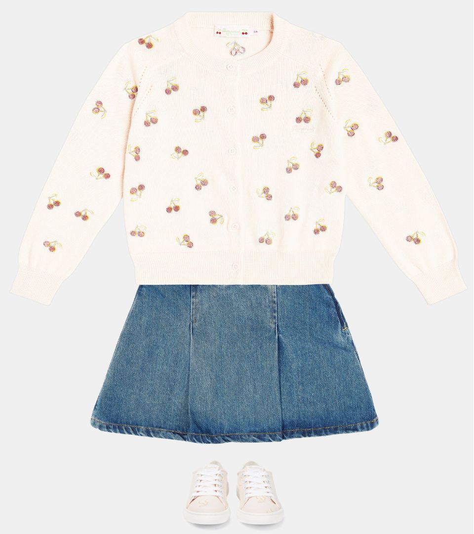 bonpoint Aizoon cotton cardigan brand new, 12 years