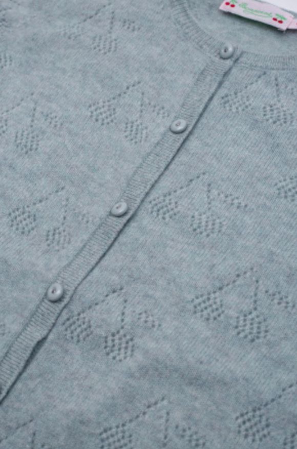 Bonpoint grey cashmere cardigan brand new, 12 years