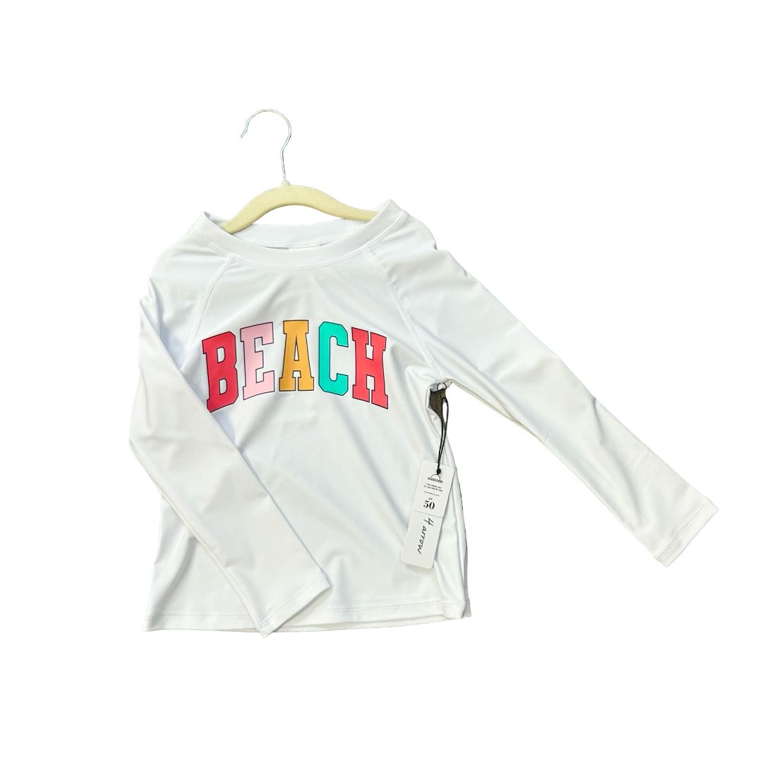 Feather 4 arrow Long sleeve rashgaurd new with tags, 6 Years