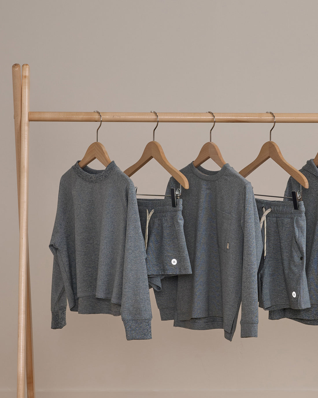 Rylee cru Heathered indigo set,4-5