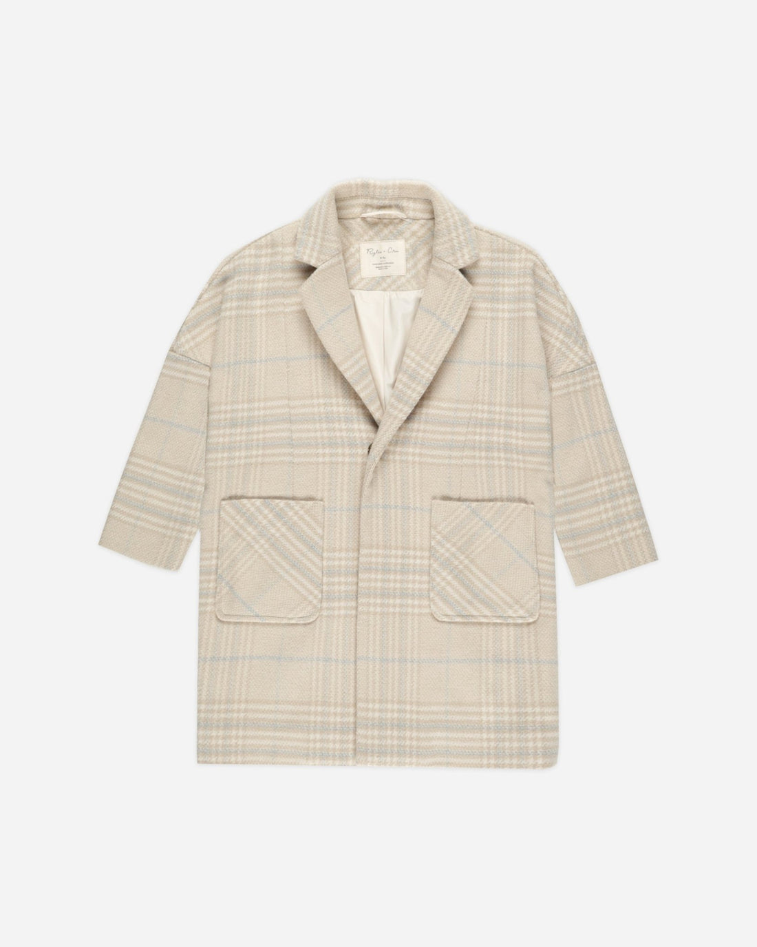 Rylee + Cru Denim Chore Coat in Blue Daisy main image 1