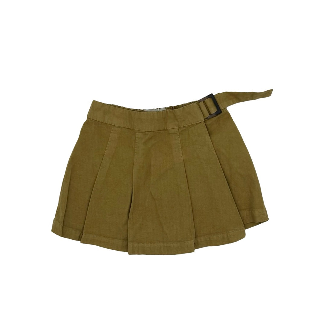 Zara new with tags khaki skirt, 18-24 months