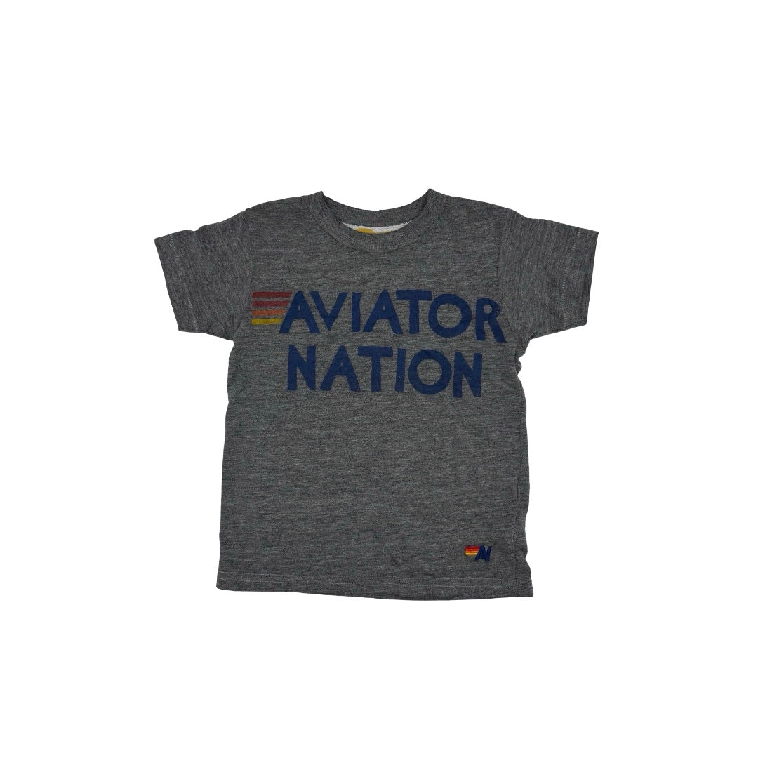 Aviator Nation grey tshirt, 4 years