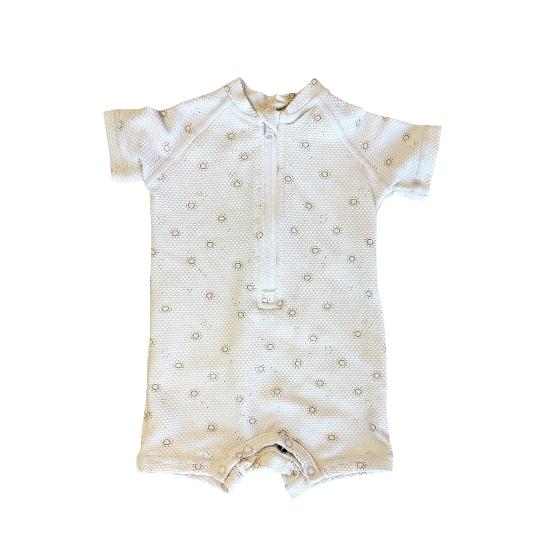 Quincy Mae Sun one piece swim , 3-6 months