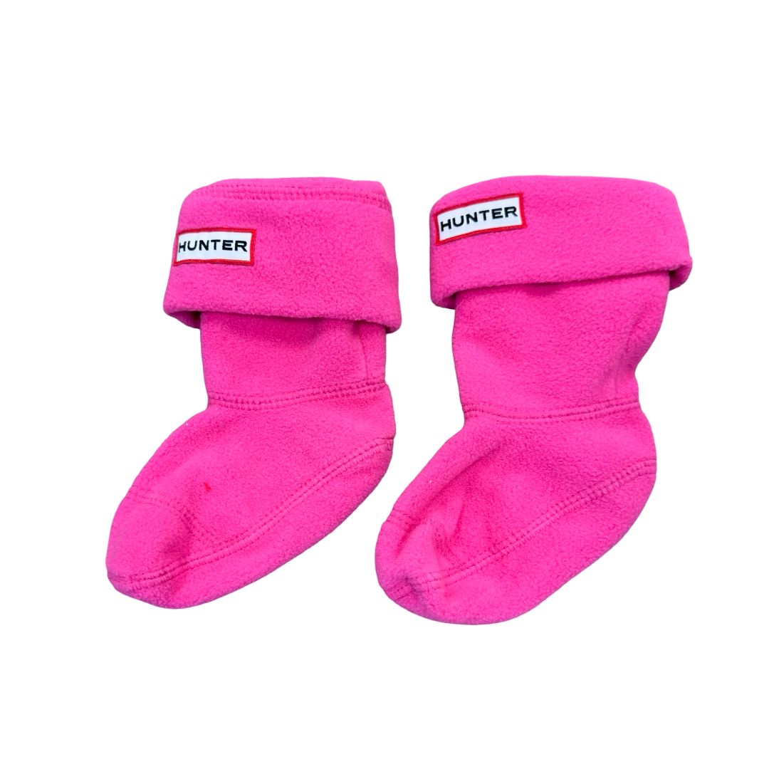 Hunter new in box pink welly socks, 5-7 little kid