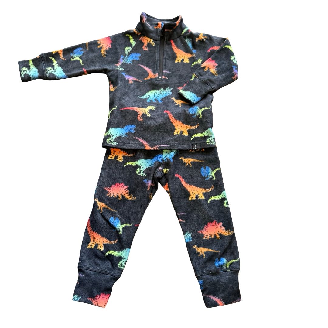 Deux Par Deux dinosaur base layer set, 2 years