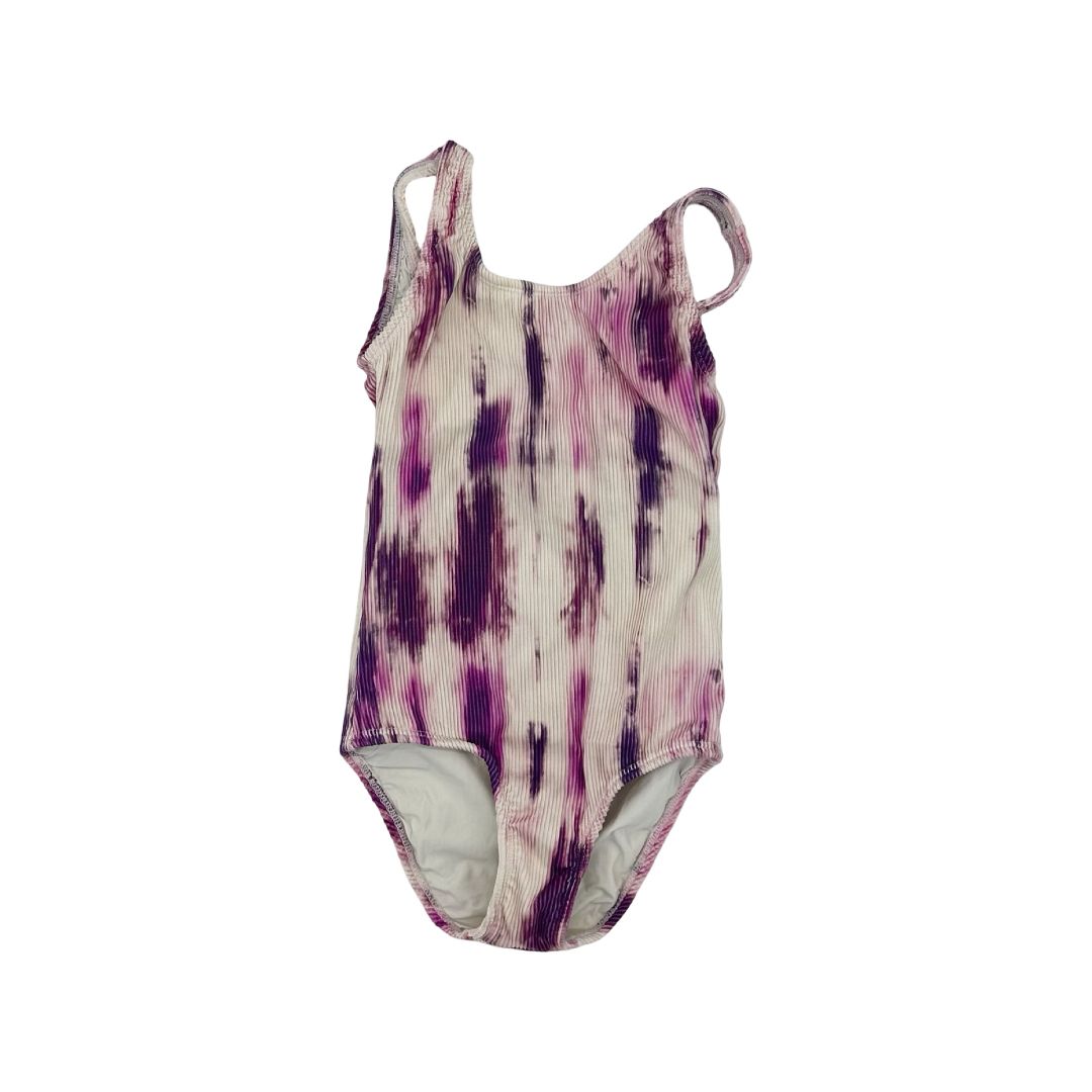 Little Peixoto purple tie dye swim suit, 6 years