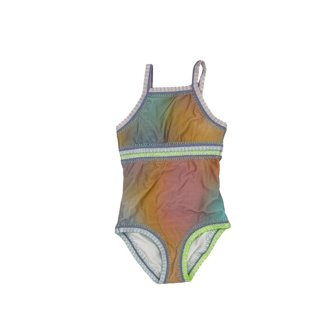 Little Peixoto rainbow swim suit, 6 years