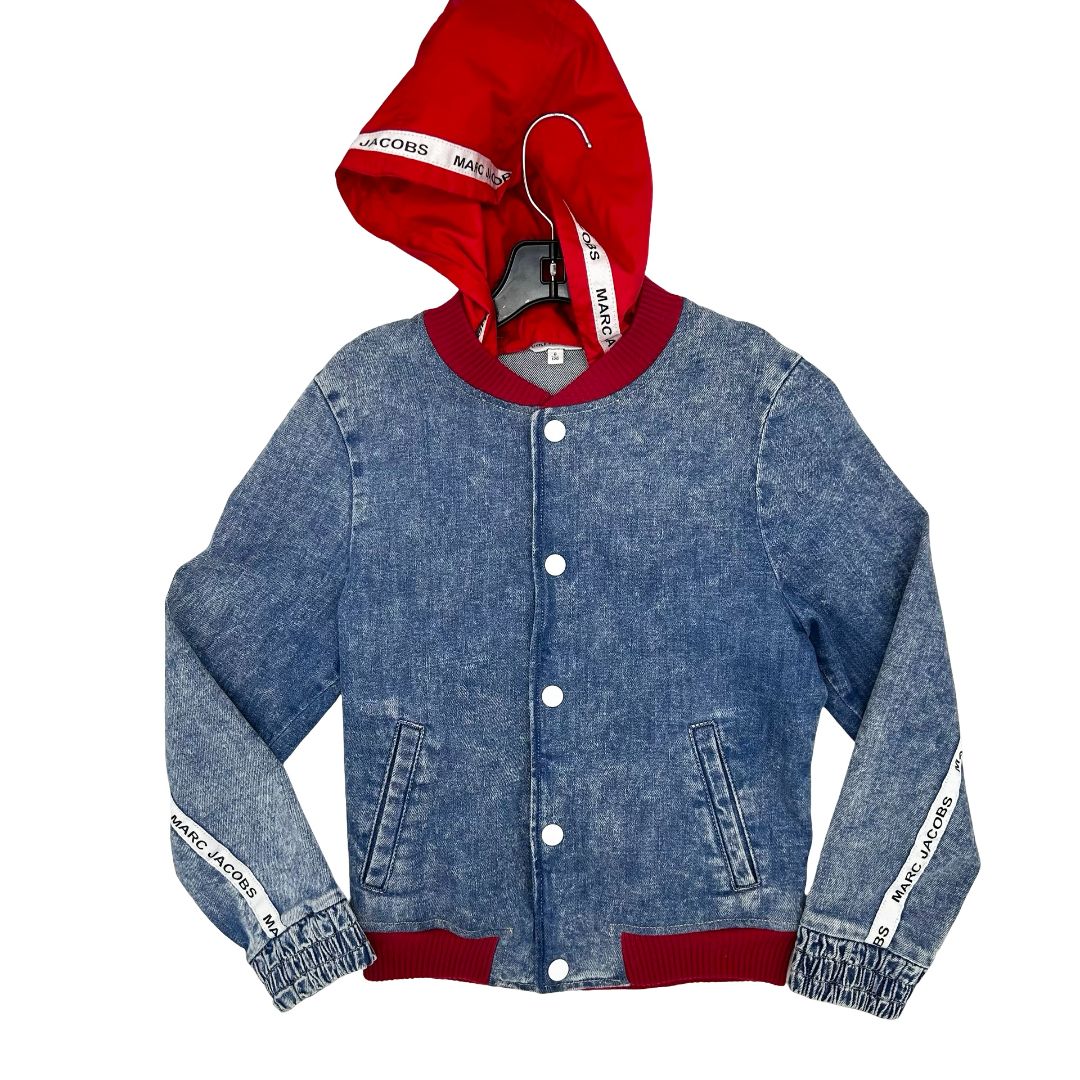 Marc Jacobs denim jacket w/hood, 8 years
