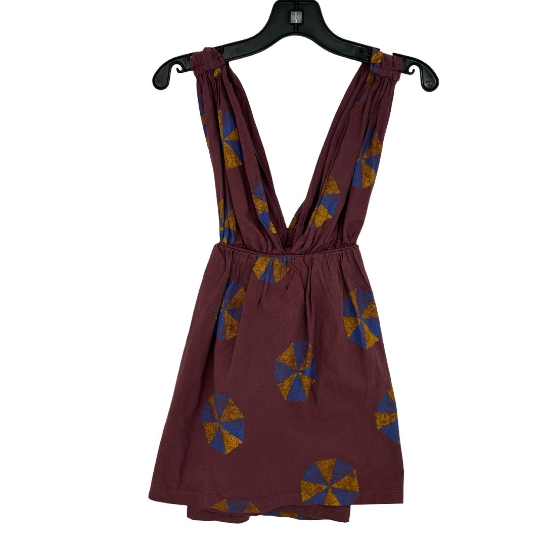 The Animals Observatory maroon umbrella dress, 3 years