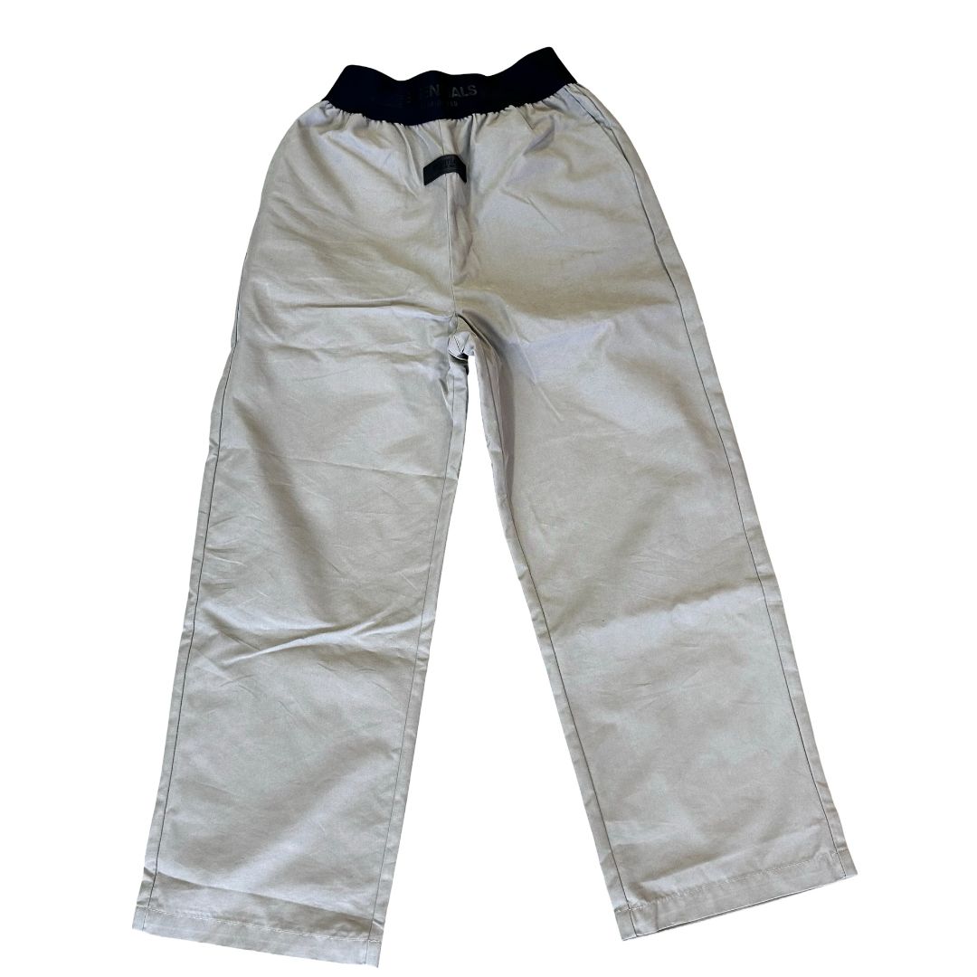 Essentials tan nylon pants, 10 years