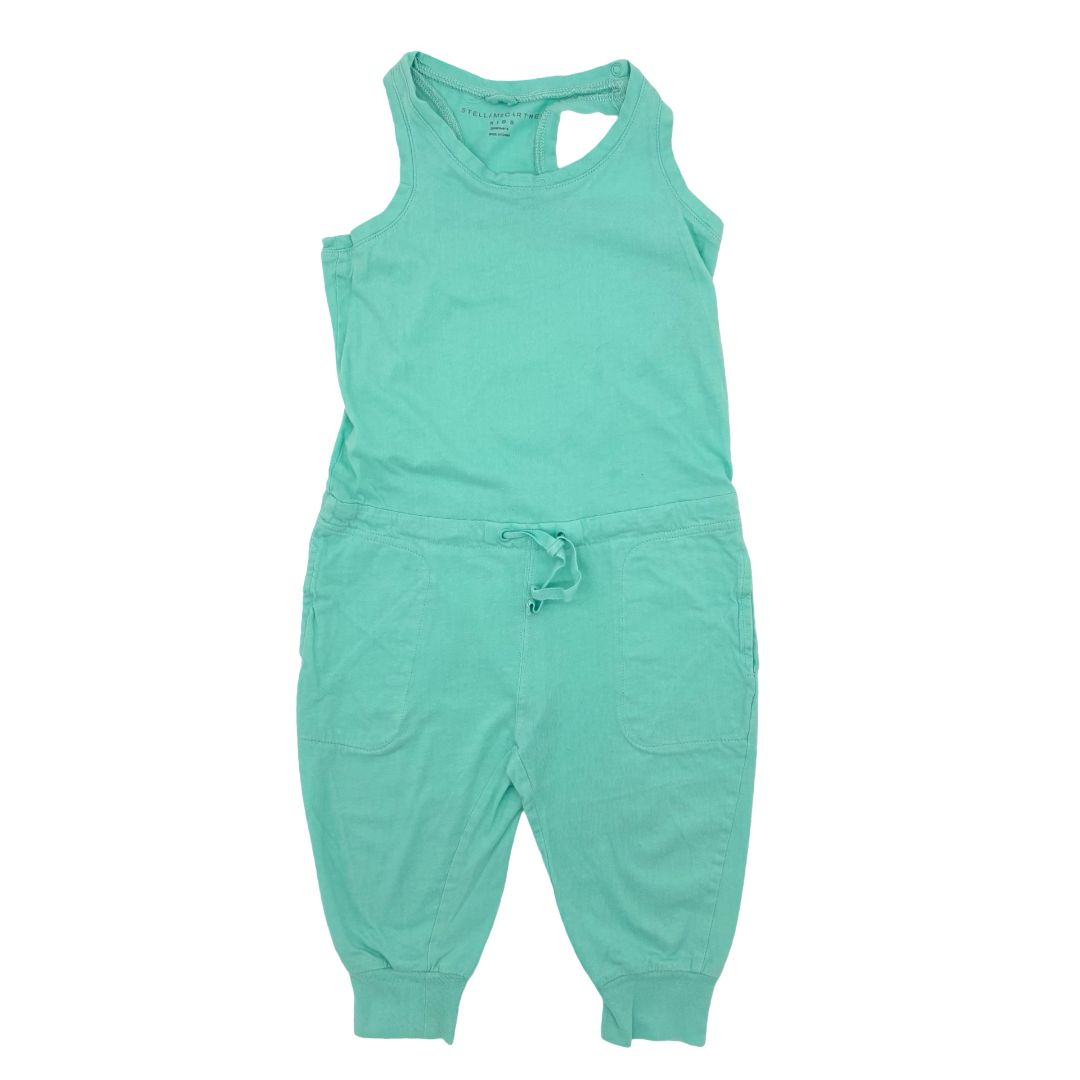 Stella McCartney turquoise pant romper, 3 years