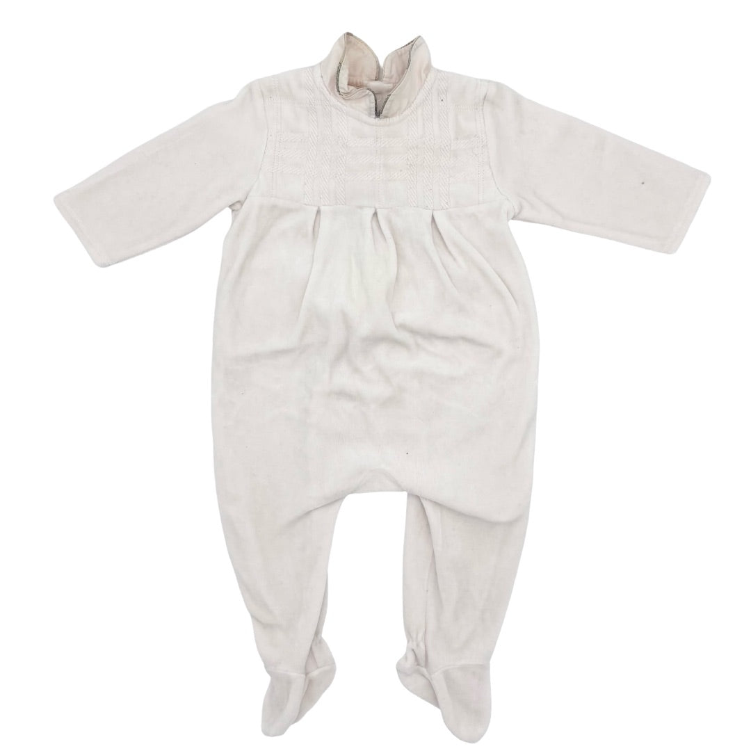 Burberry Pink velour sleeper, 6 months