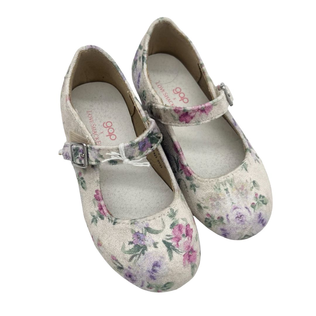 Gap x Love Shack Fancy floral dress shoes, 7 little kid