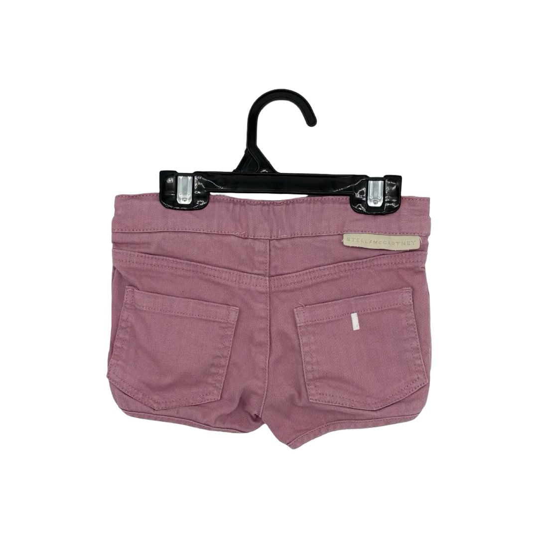 Stella McCartney pink denim shorts, 2 years