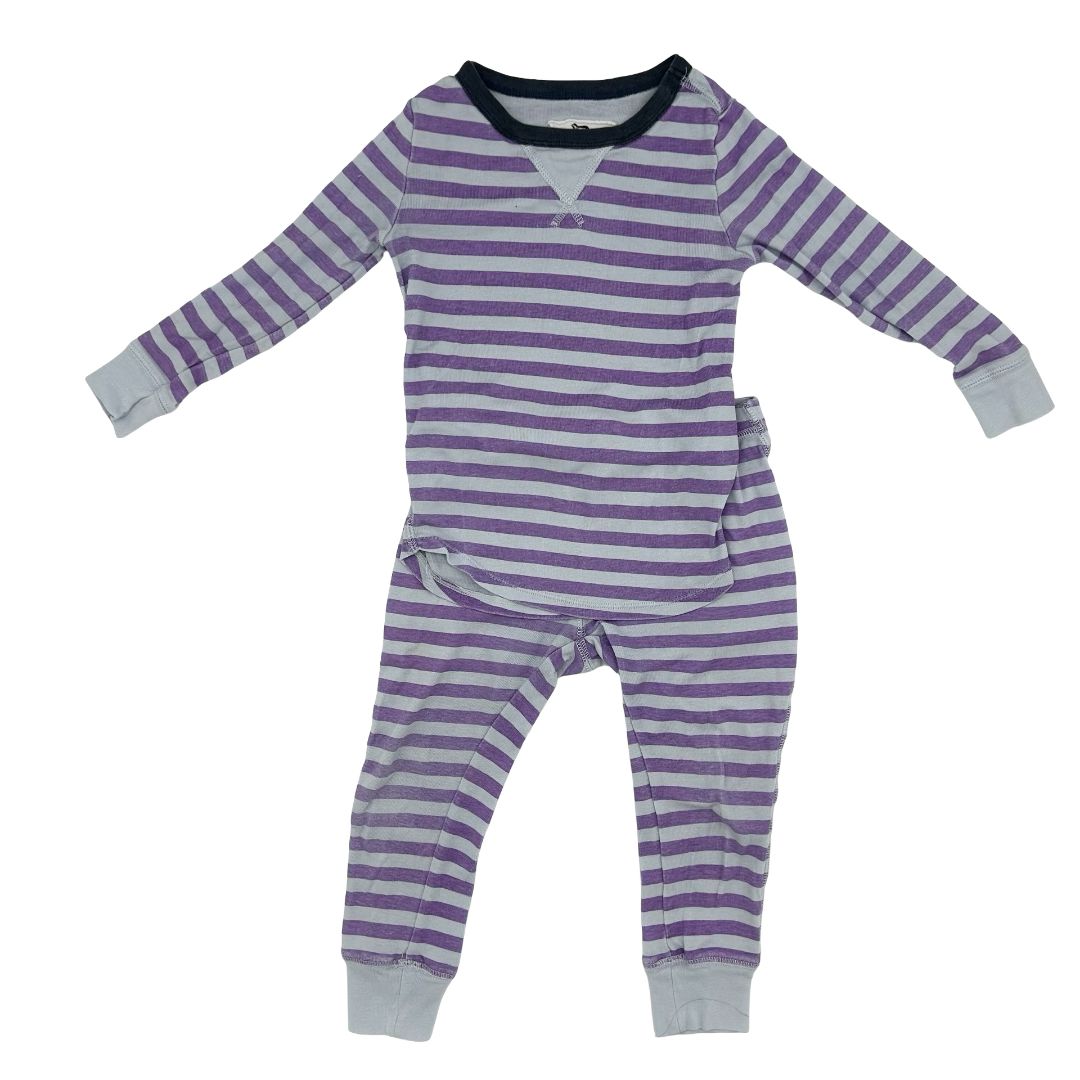 Crewcuts purple stripped pj's, 3 years