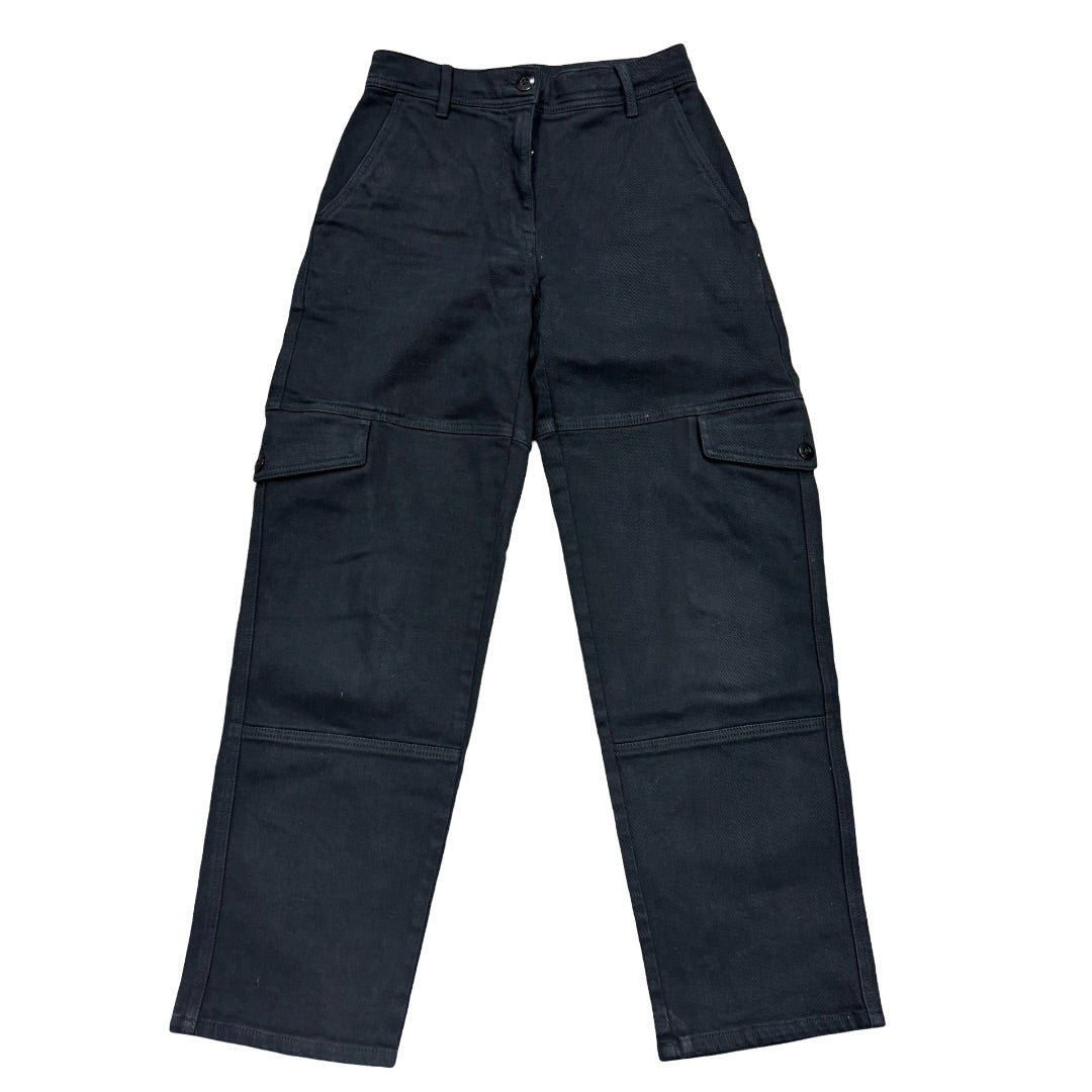 Wilfred Free Black cargo denim, 00 womens