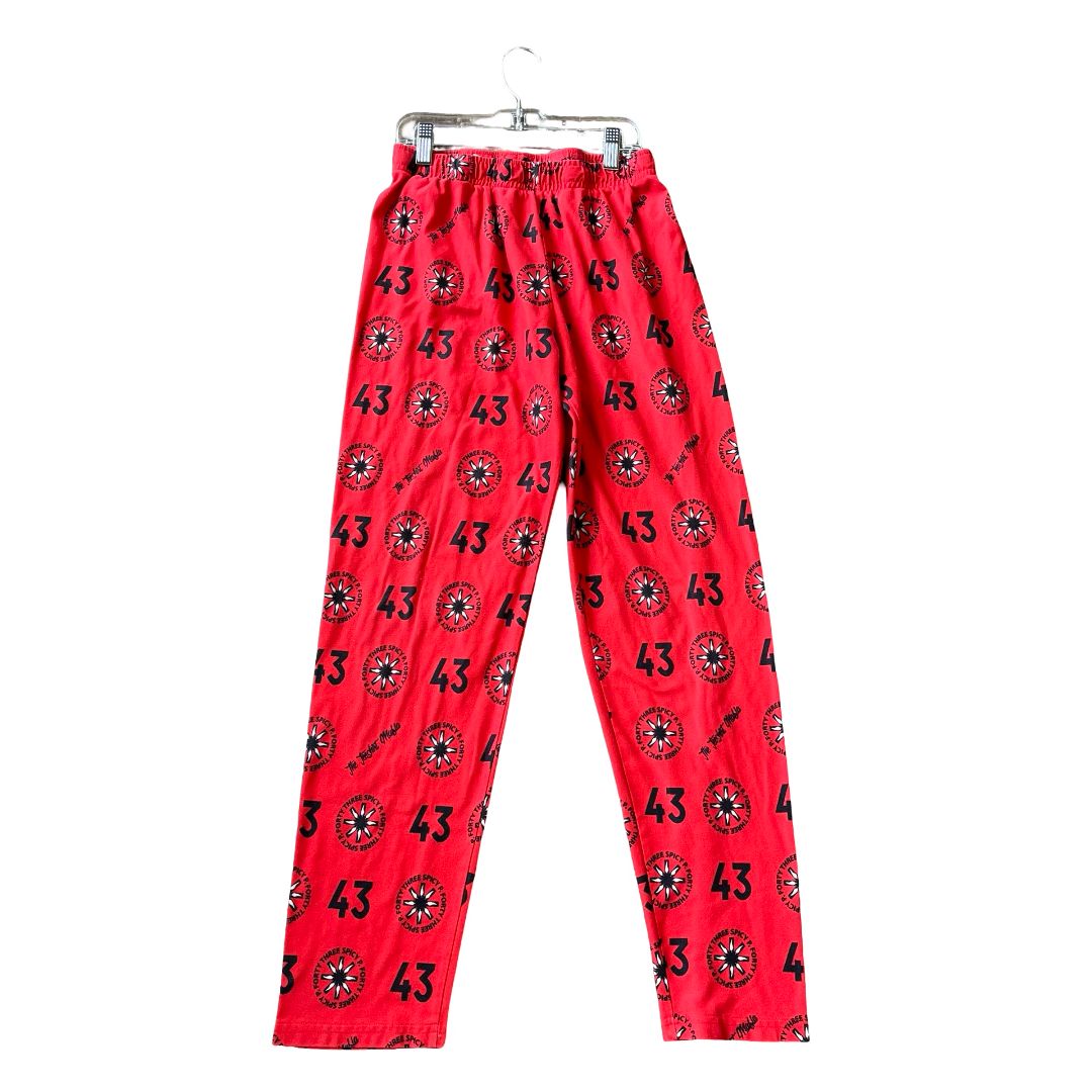 Tee Shirt Mafia red FOrty Three Spicy pj pants, medium