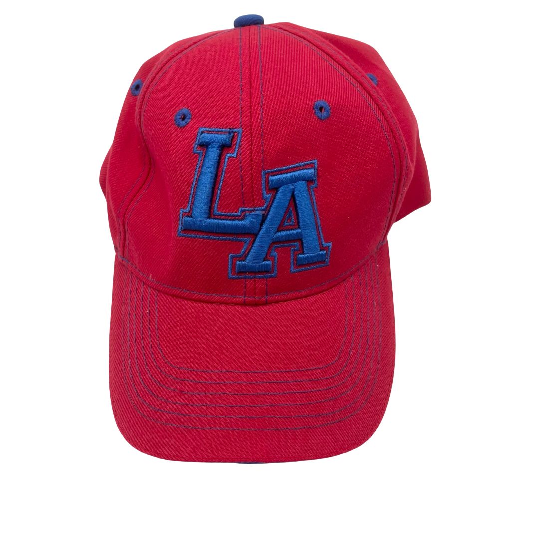 No name red LA hat, one size