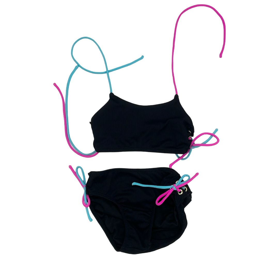 Little Peixoto black w/ties bikini, 10 years