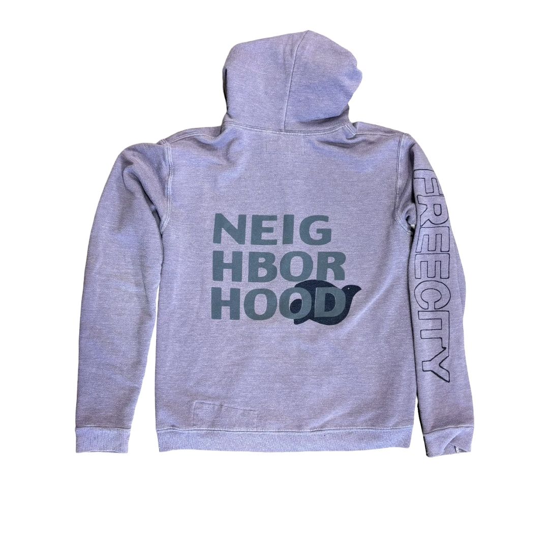 Free City purple zip up, womens 2