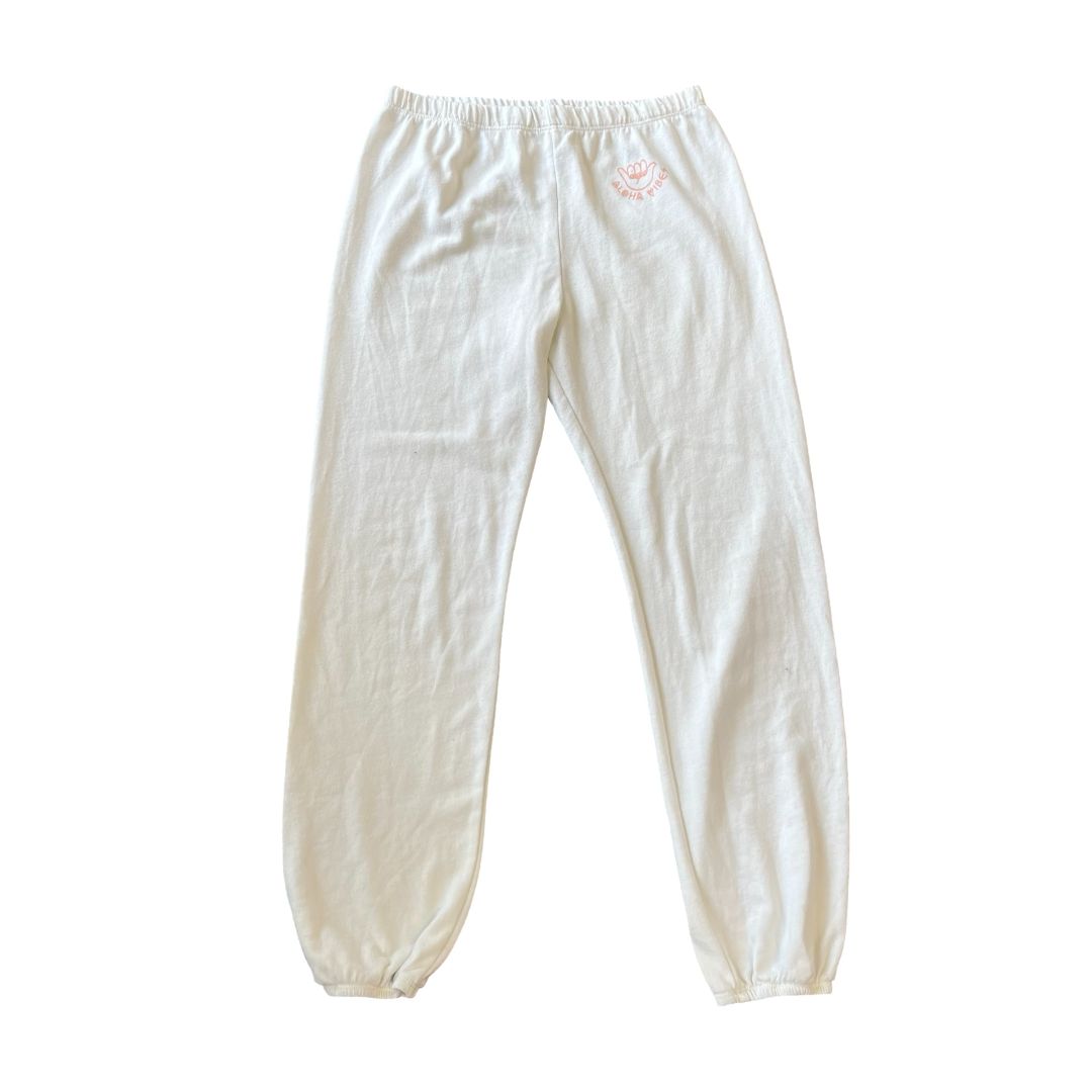 Spiritial Gangster white sweat pants, 14