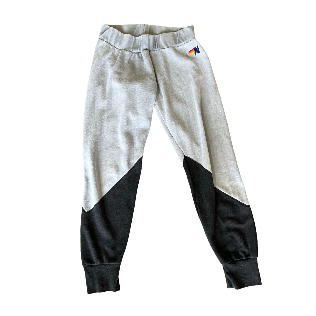 Aviator Nation grey/black sweat pants, xs womens