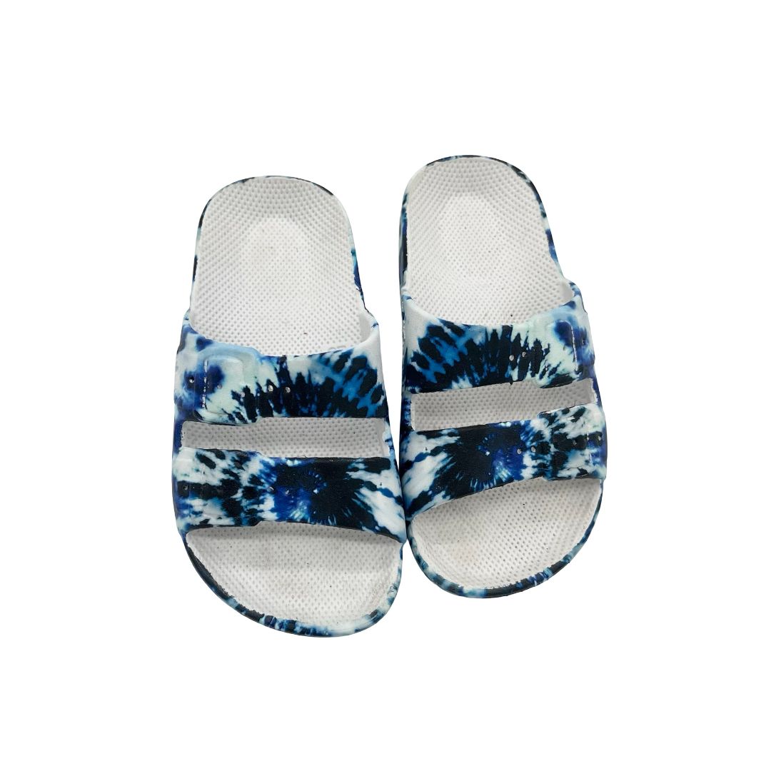 Freedom Moses blue tie dye sandals, euro 24/25 little kid