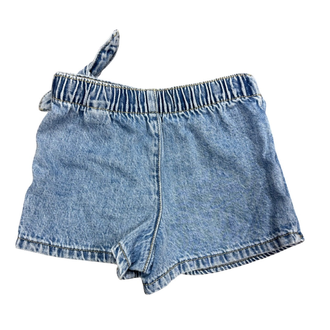 Zara Denim wrap around skort, 3 years