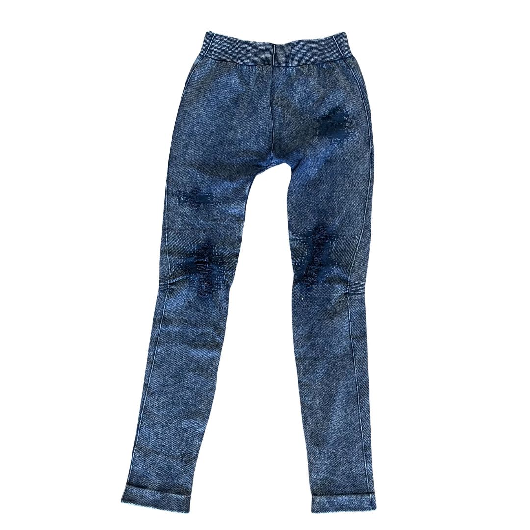 Malibu Sugar denim lookalike leggings, 5-6 years