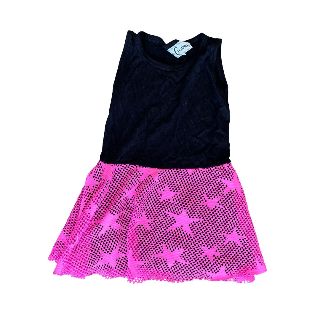 Dori Creations black/pink dress, 2 years