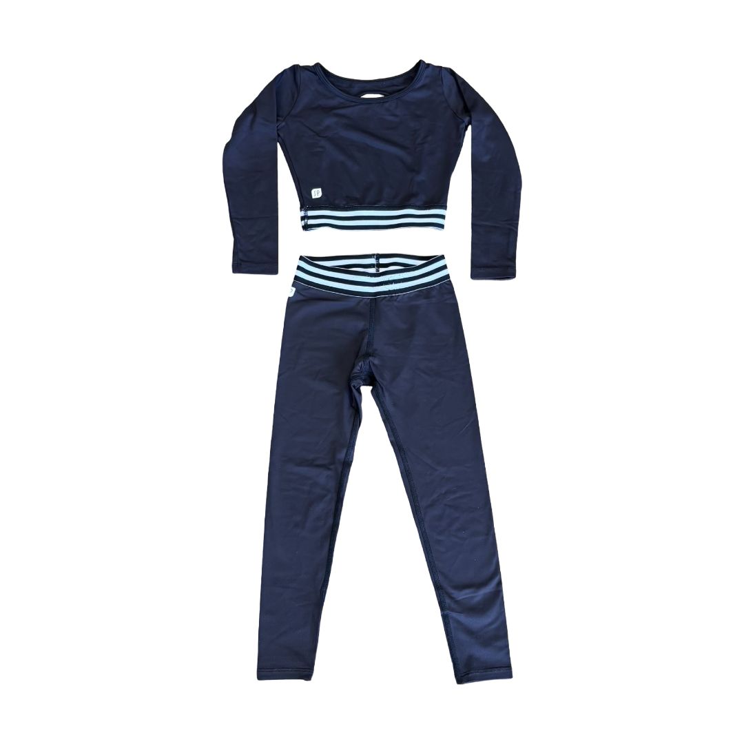 Sylvia P black pant/long sleeve set, 6 years