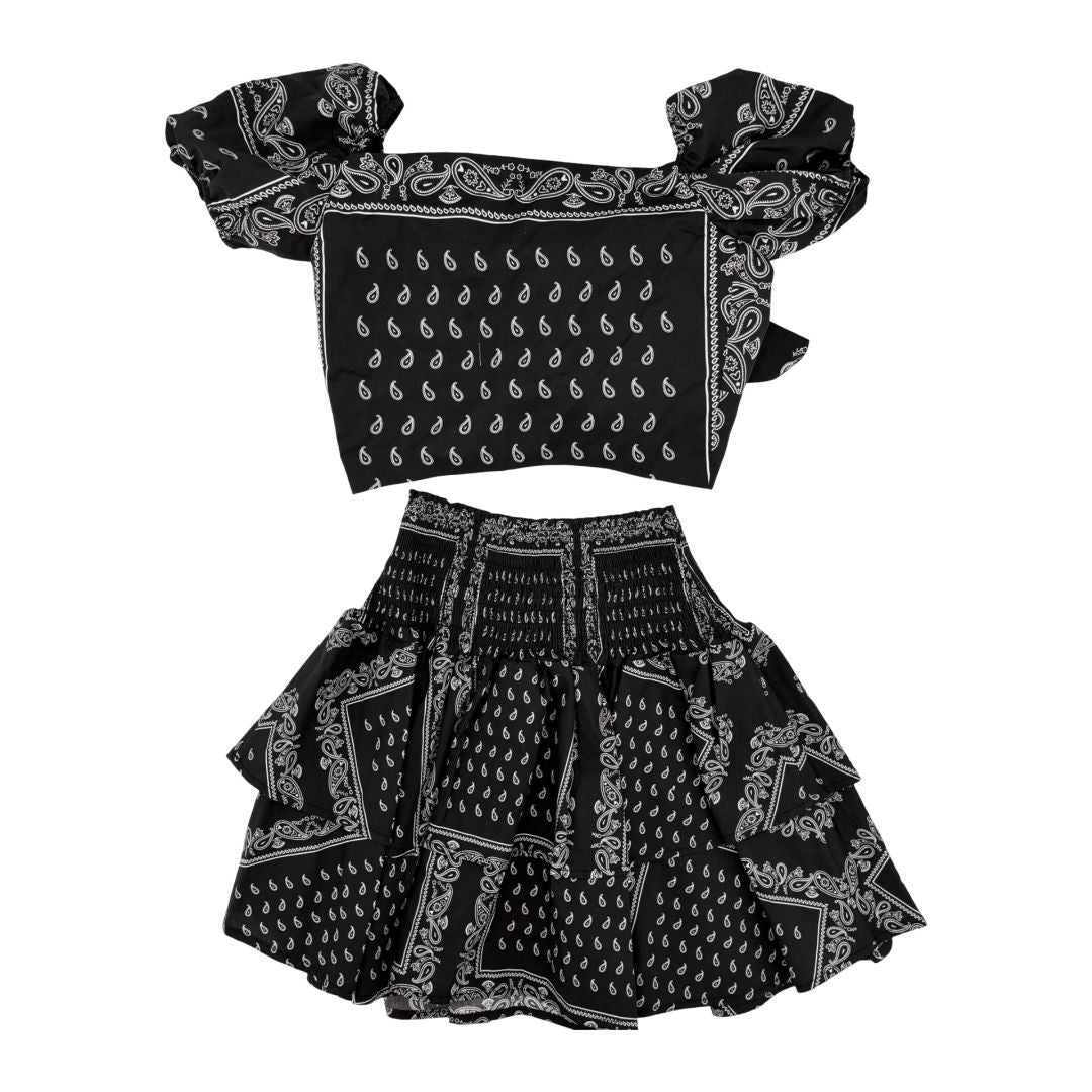 Theme NYC black bandana set, small