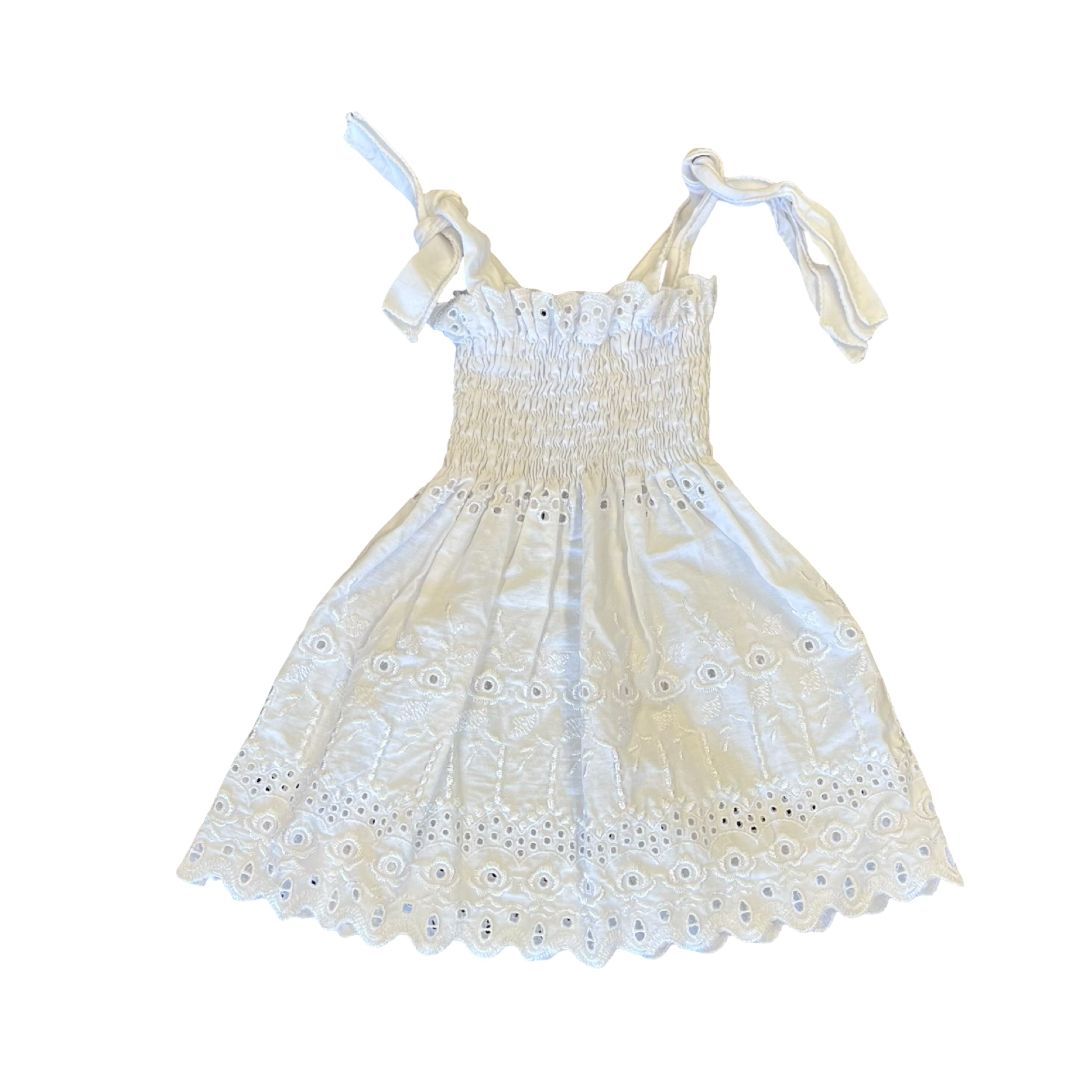 No name white eyelet dress, 3 months