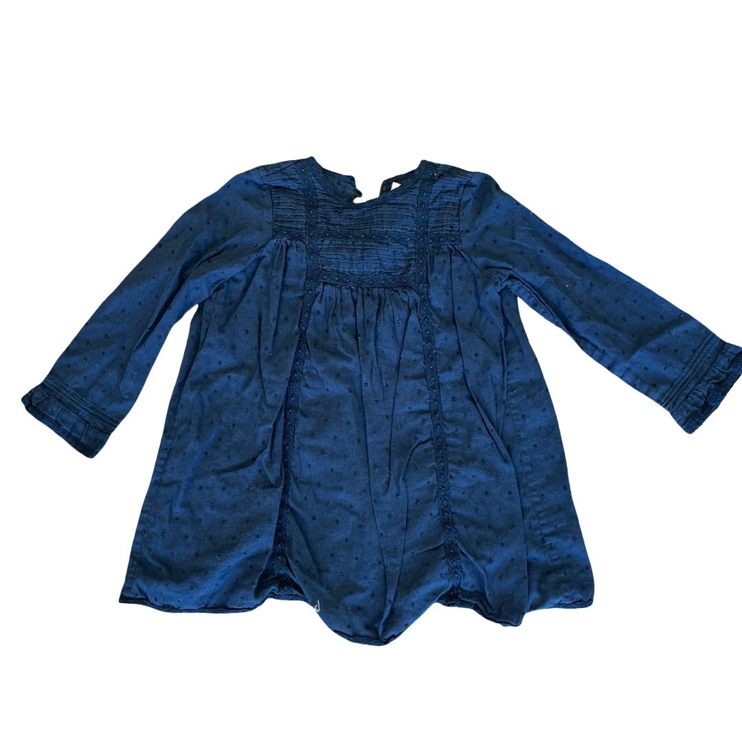 Bonpoint navy dress, 2 years