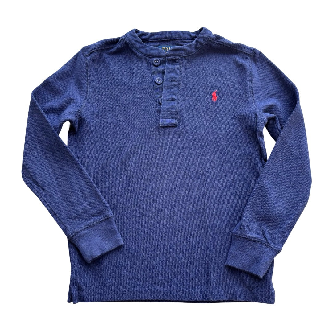 Ralph Lauren Navy long sleeve, 6 Years