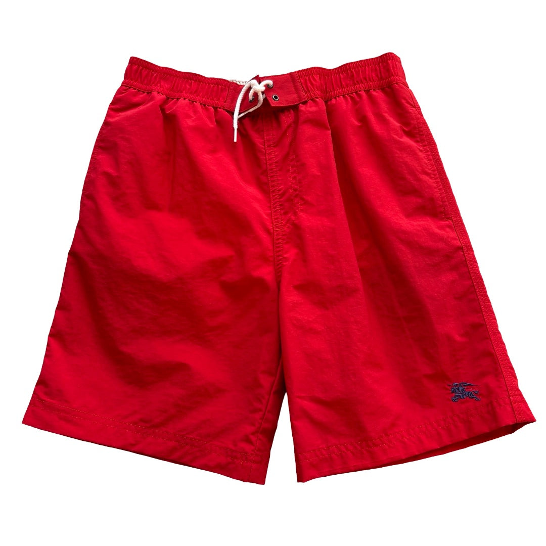 Burberry Red swim shorts, 10 Years