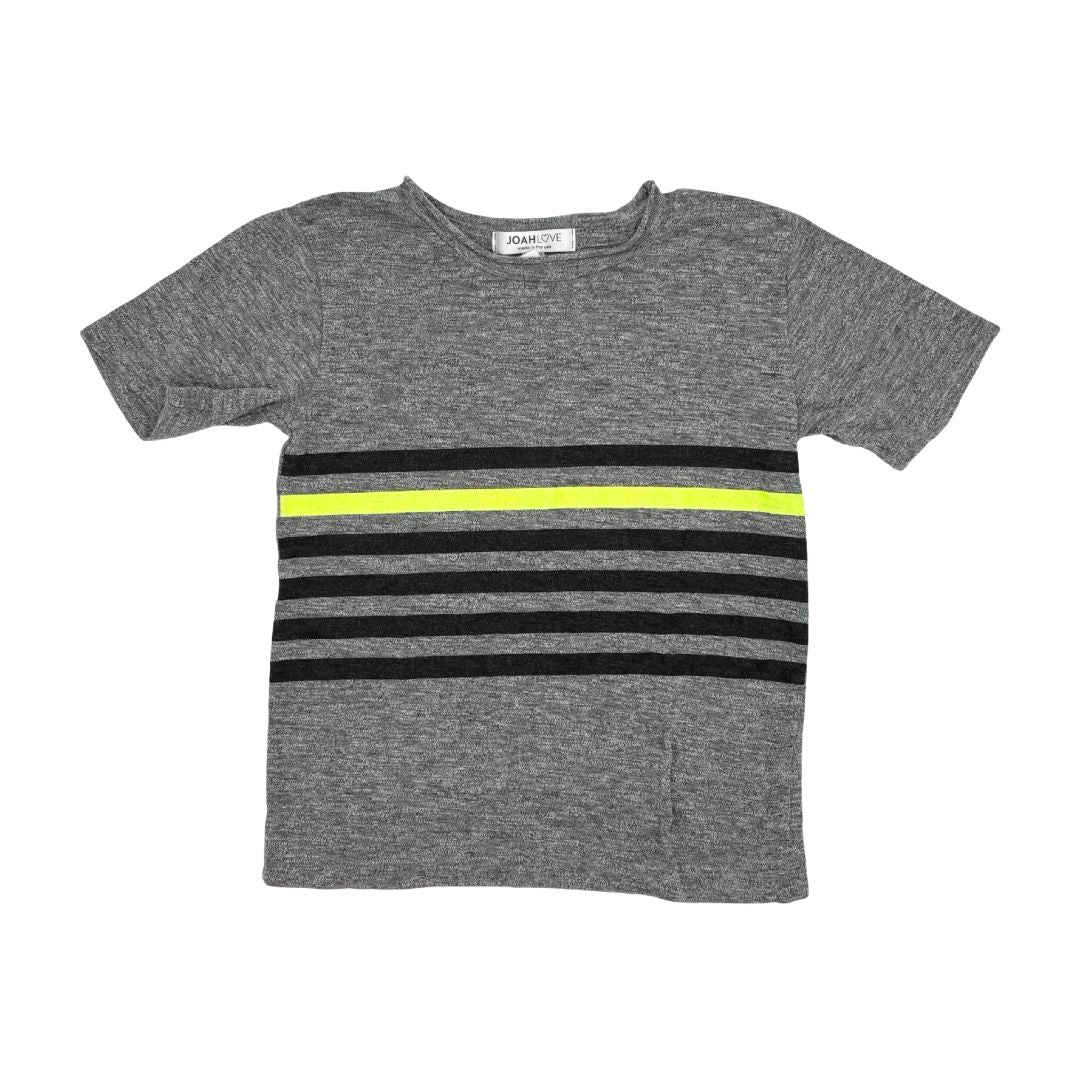 Joah Love grey stripped tshirt, 3 years