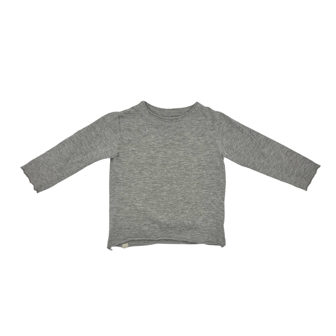 Mini Mioche Grey long sleeve, 6-12 months