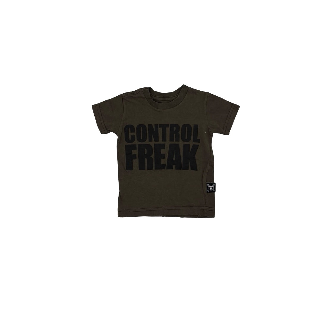 Nununu Control Freak tshirt, 0-6 Months