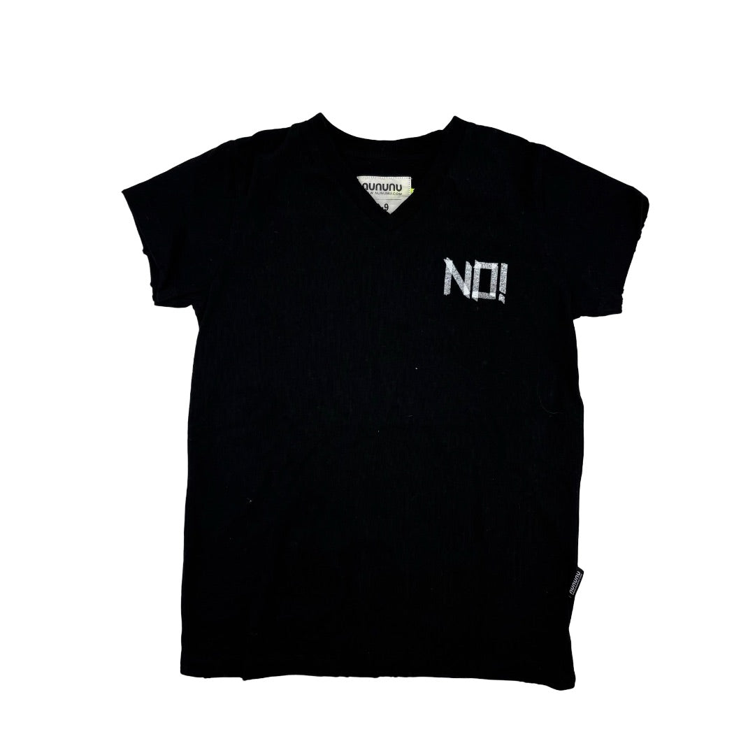 Nununu Black NO tshirt, 8-9 Years