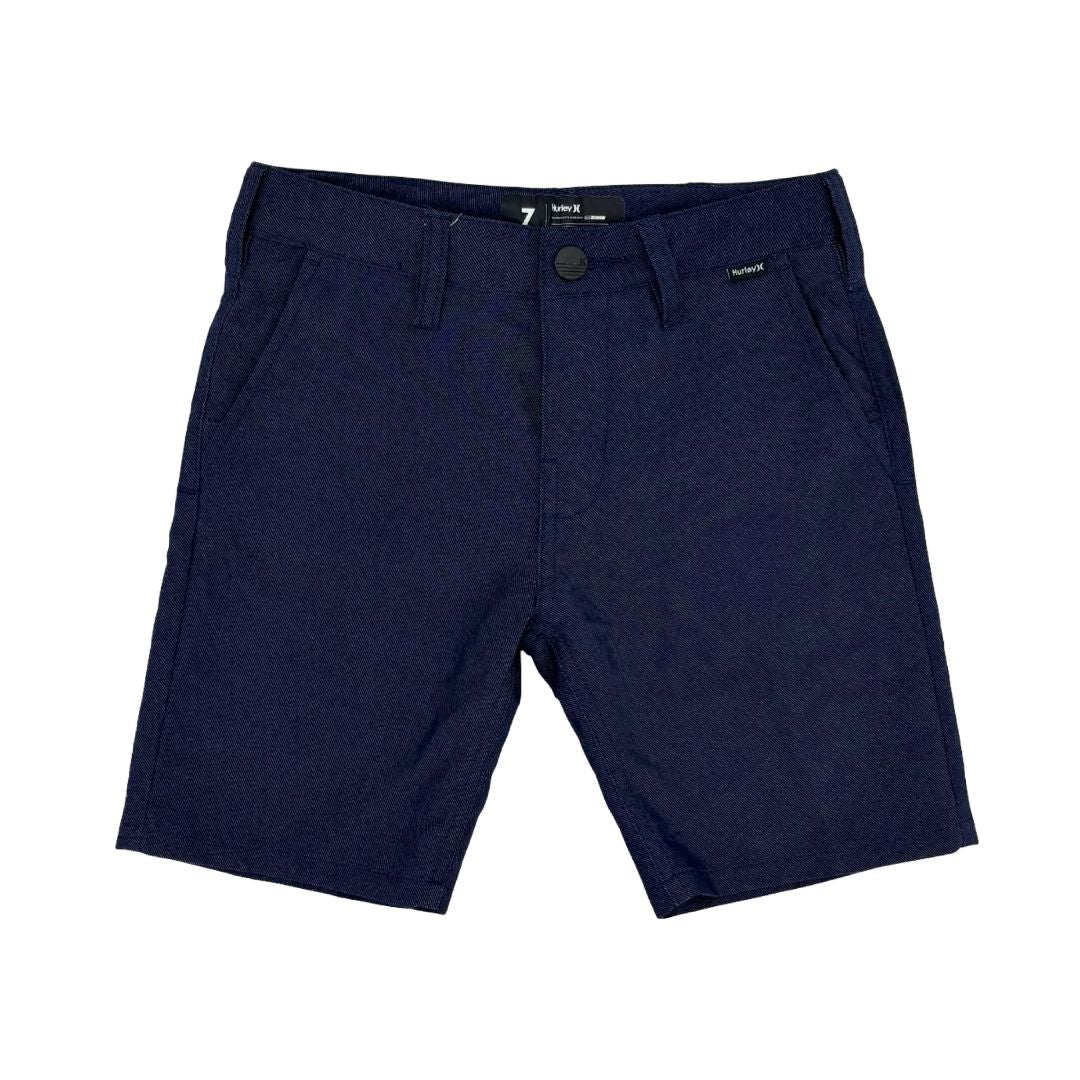 Hurley x Nike navy dri-fit gold shorts, 7 years