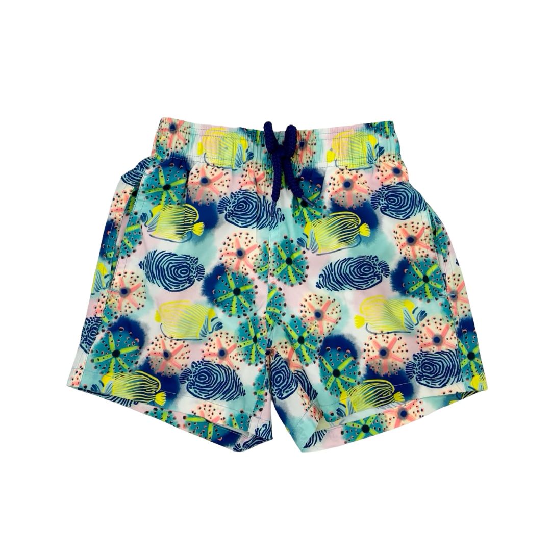 Vilebrequin sea urchins & fish swim shorts, 4 years