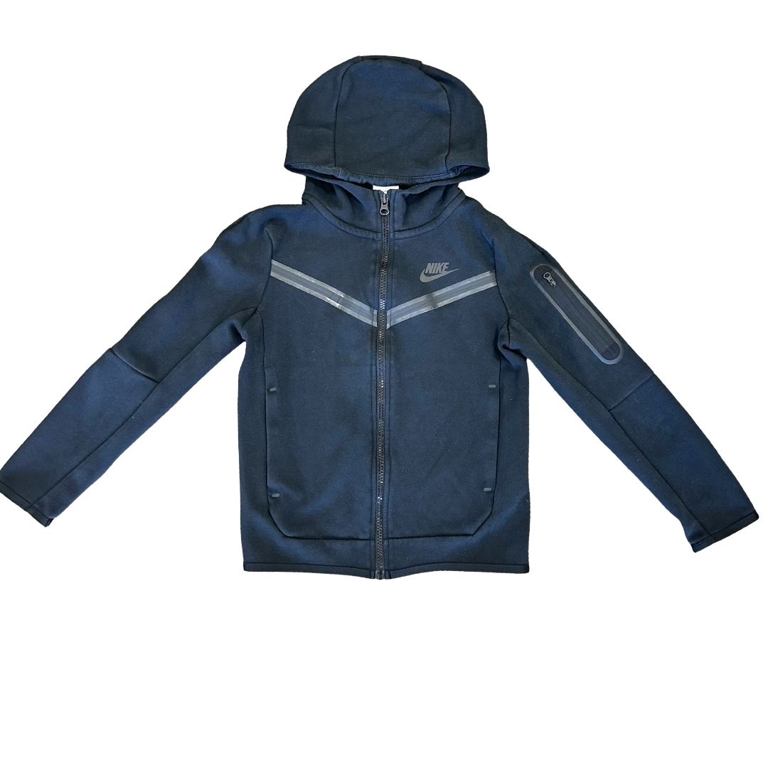 Nike black zip up, youth small