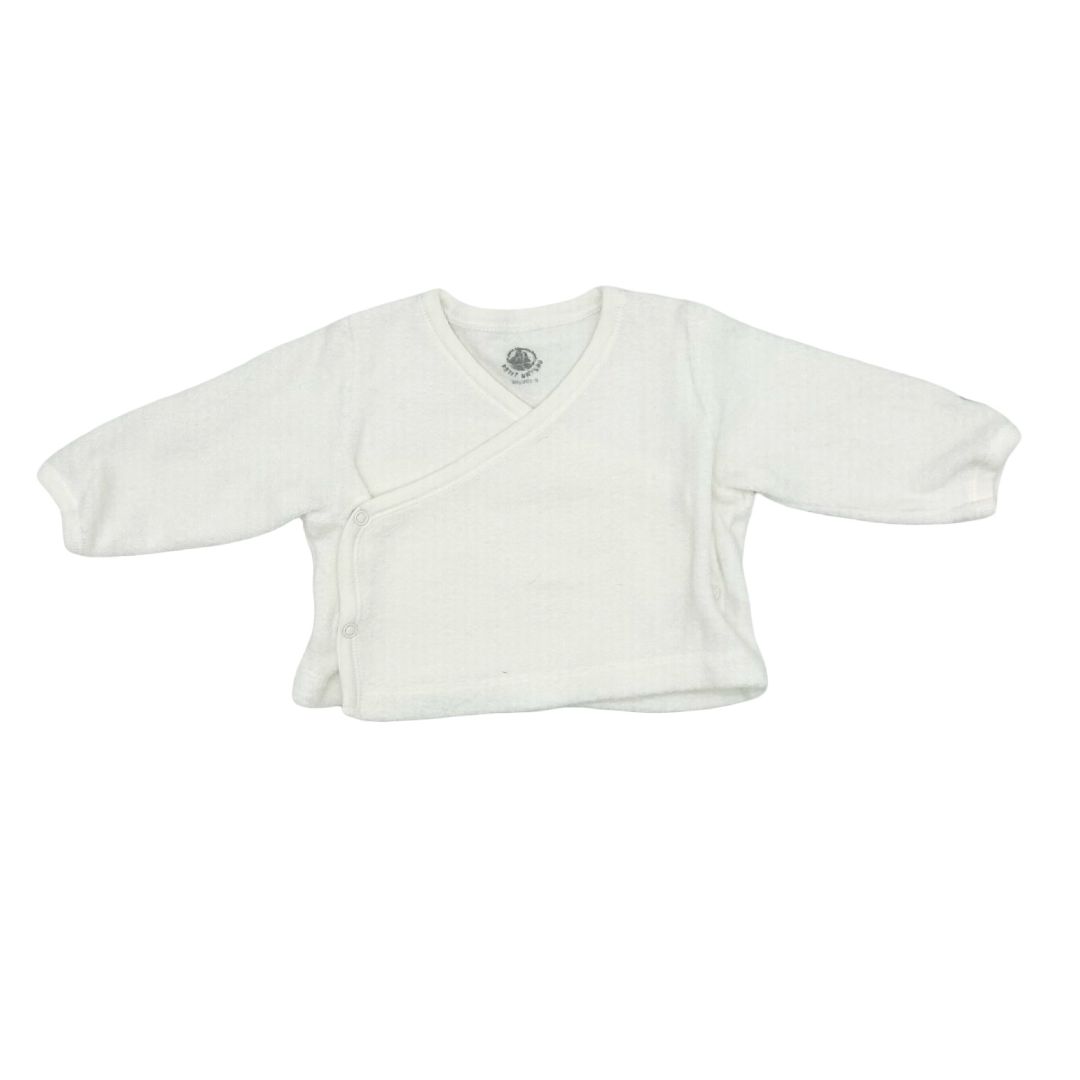 Petit Bateau terry kimono shirt, 3m