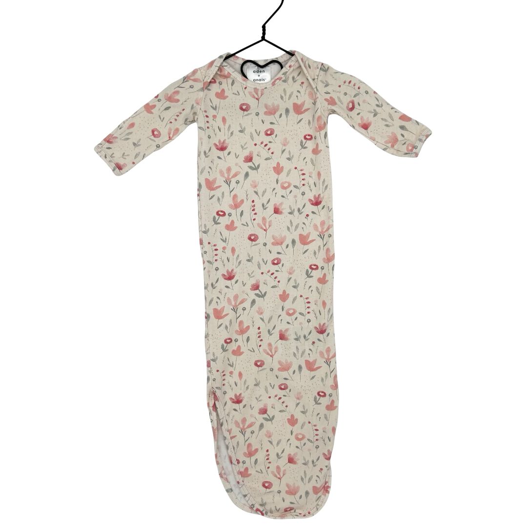 Aden + Anais newborn gown, 0-3 month