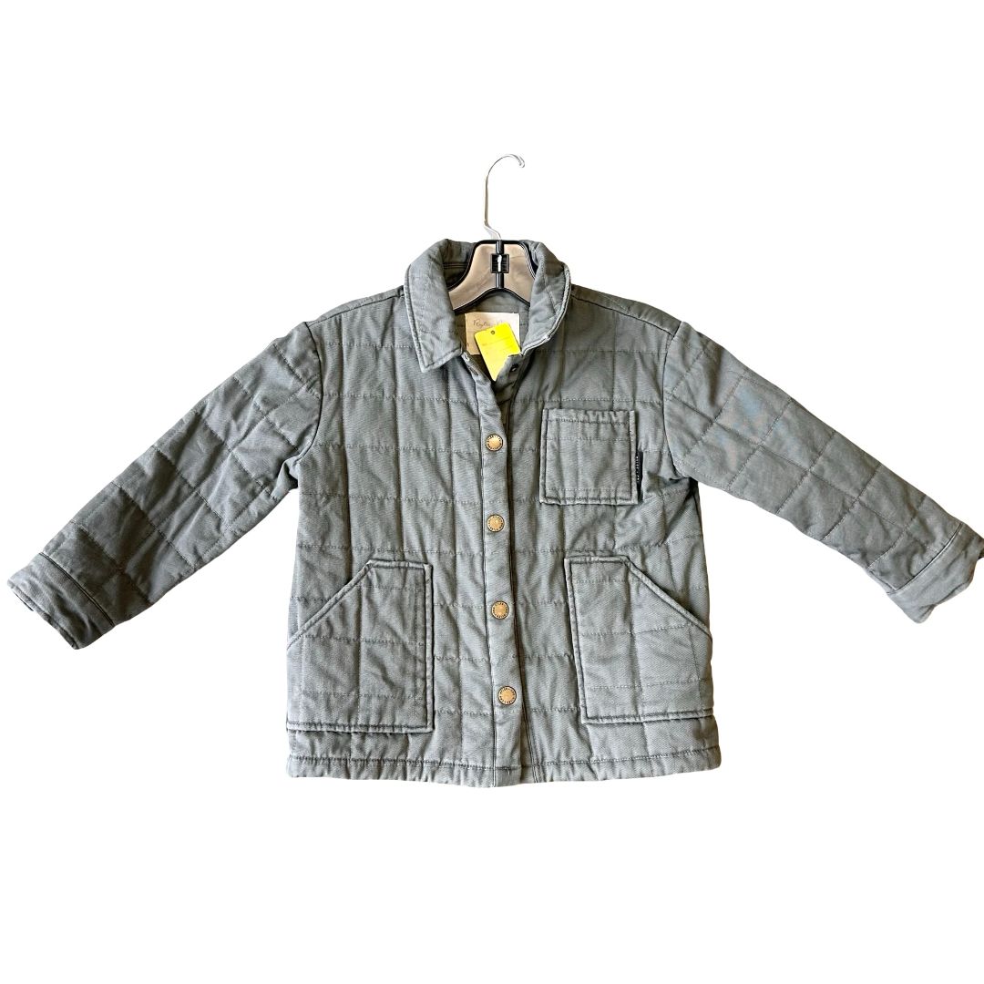 Rylee + Cru green jacket, 4-5 years